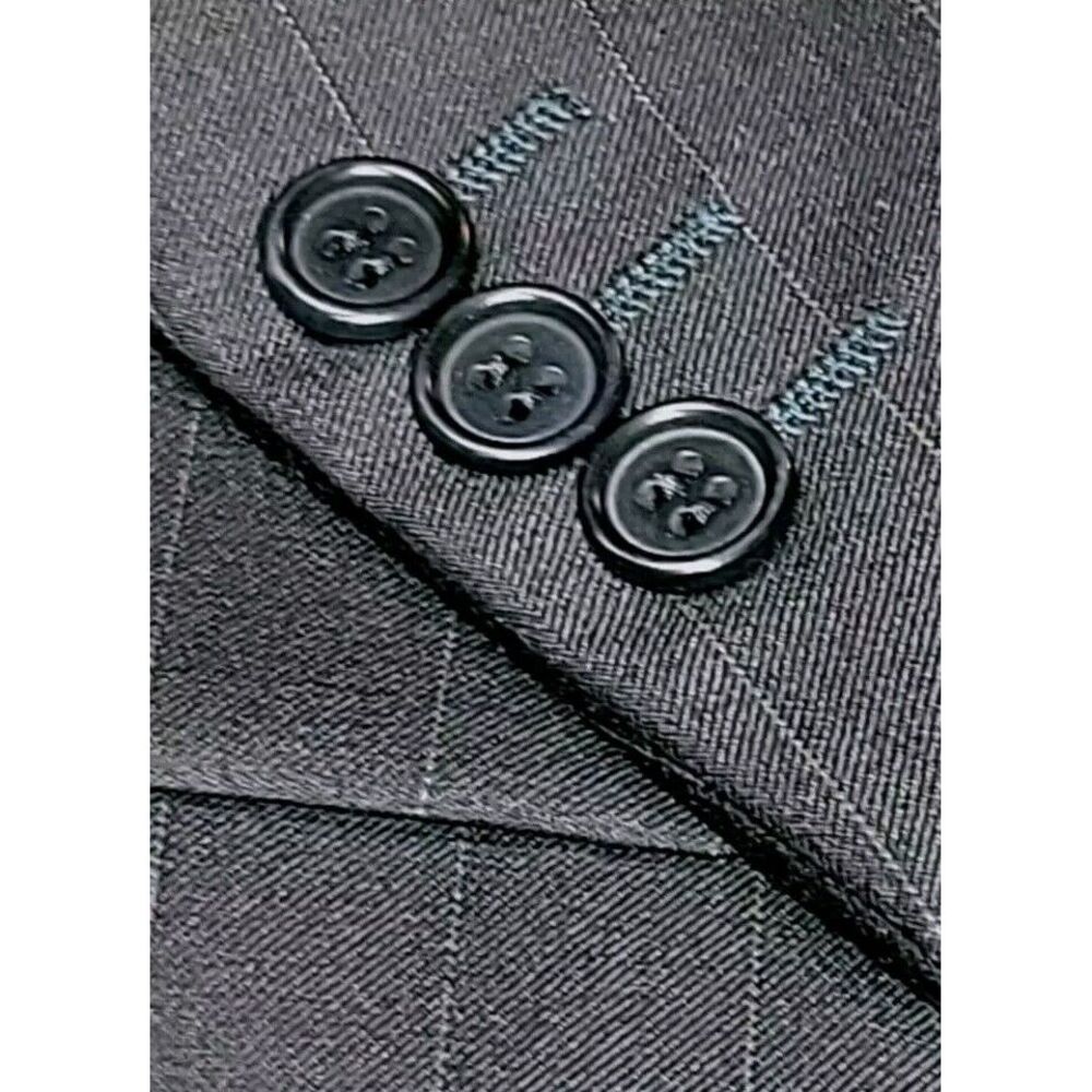 Canali Black Pinstripe Sport Coat Blazer - Picture 3 of 13